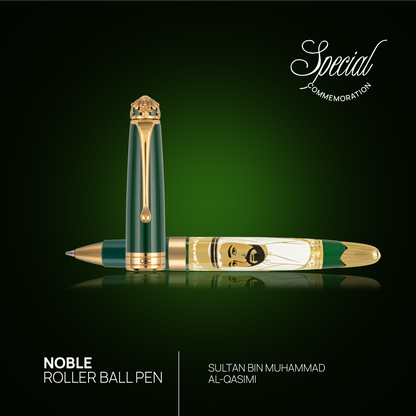 Noble Sheikh Muhammed Al Qasimi Roller Ball Pen Green