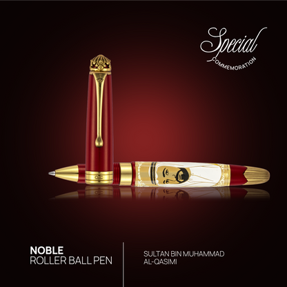 Noble Sheikh Sultan bin Muhammad Al-Qasimi Roller Ball Pen Red
