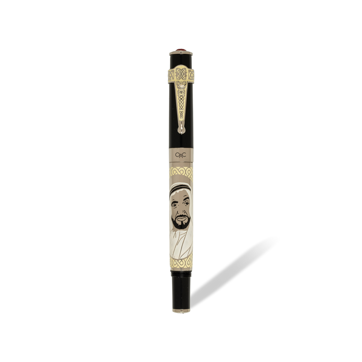 Imperial Sheikh Zayed Roller Ball Pen Black