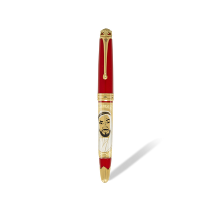 Noble Sheikh Zayed Fountain Pen Red