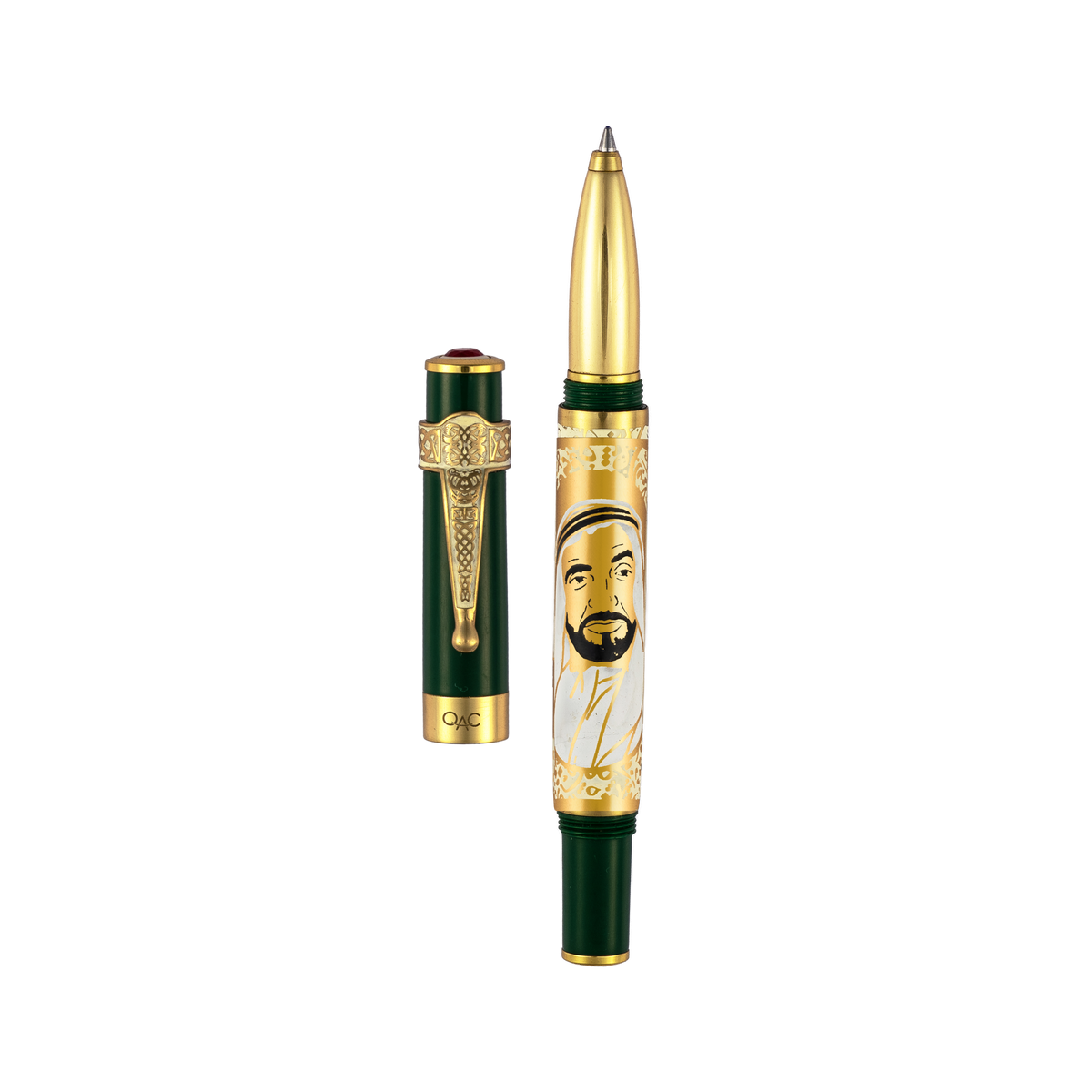 Imperial Sheikh Zayed Roller Ball Pen Green