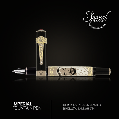 Imperial Sheikh Zayed Fountain Pen Black