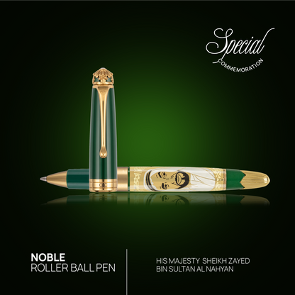 Noble Sheikh Zayed Roller Ball Pen Green