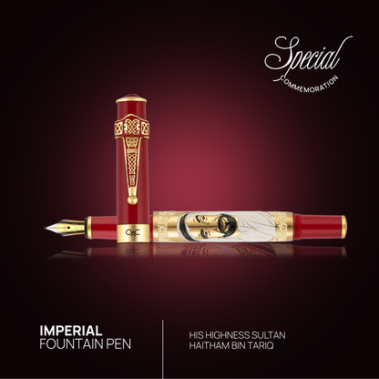 Imperial Sheikh Zayed Fountain Pen Red