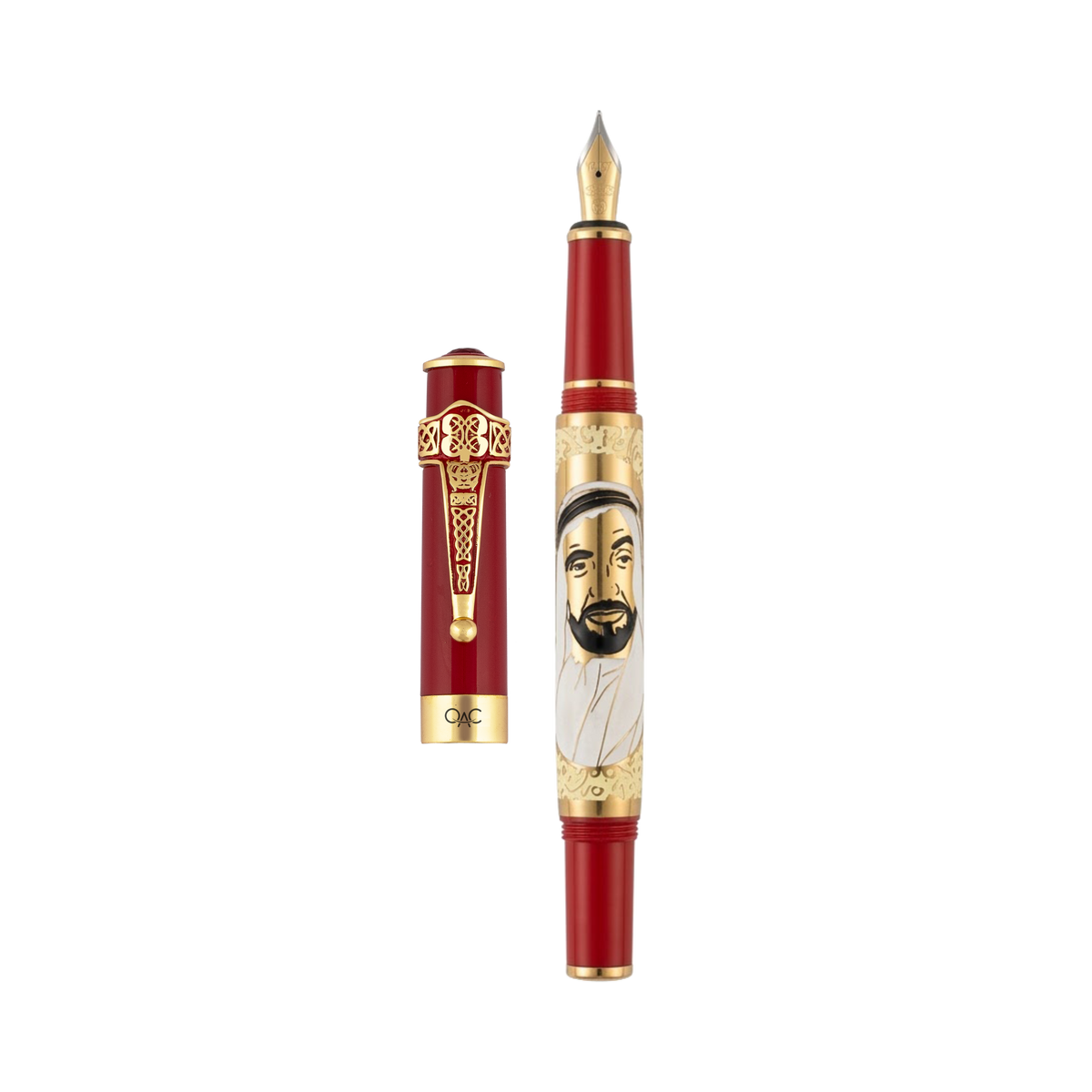 Imperial Sheikh Zayed Fountain Pen Red