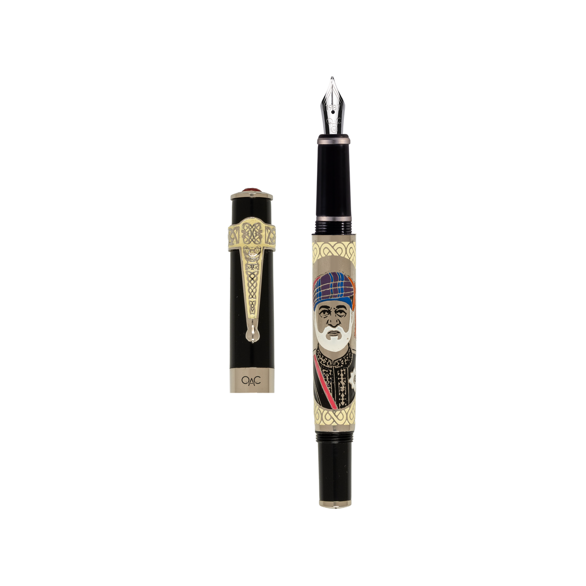 Imperial Sultan Haitham Bin Tariq Fountain Pen Black