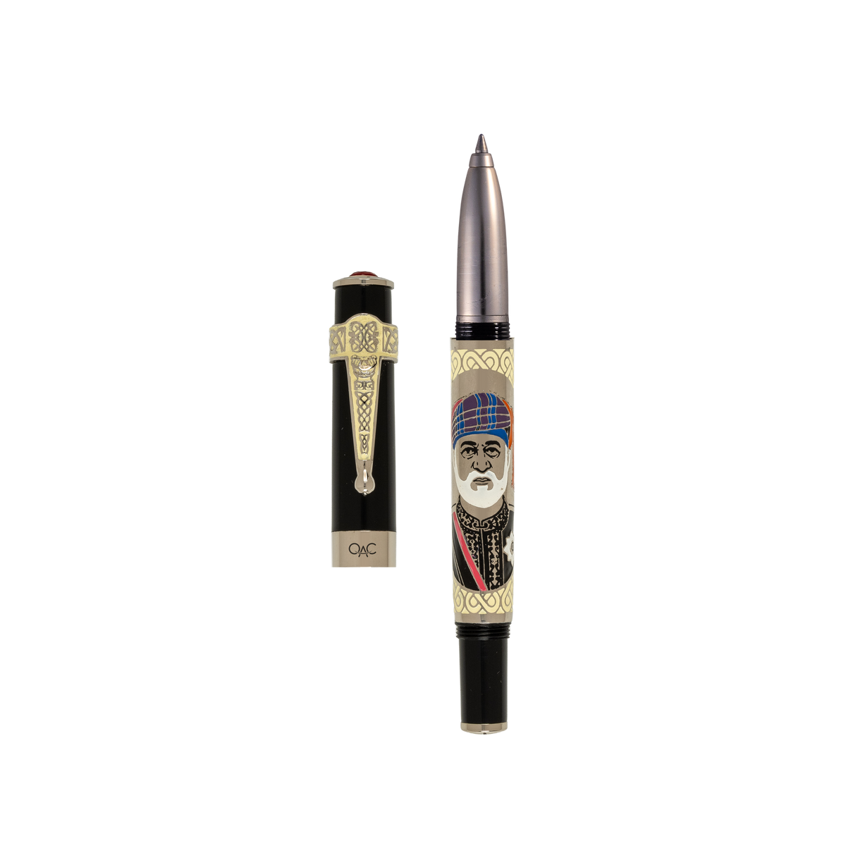 Imperial Sultan Haitham Bin Tariq Roller Ball Pen Black