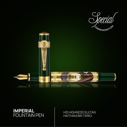 Imperial Sultan Haitham Bin Tariq Fountain Pen Green