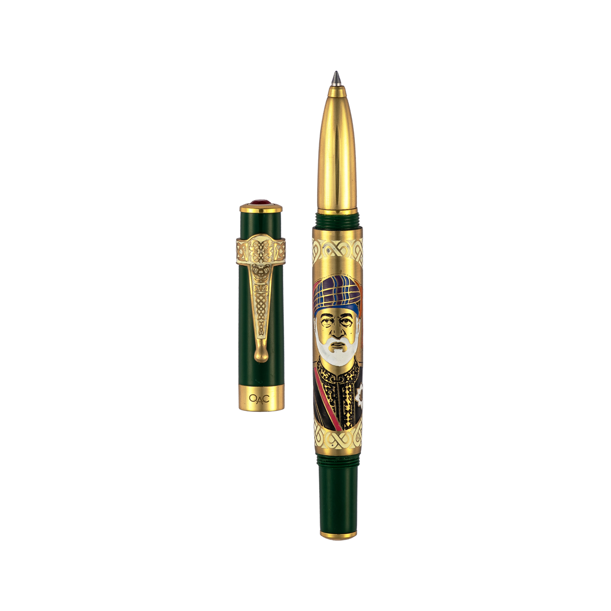 Imperial Sultan Haitham Bin Tariq Roller Ball Pen Green