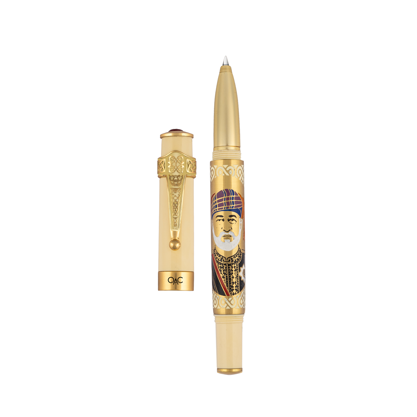 Imperial Sultan Haitham Bin Tariq Roller Ball Pen Ivory
