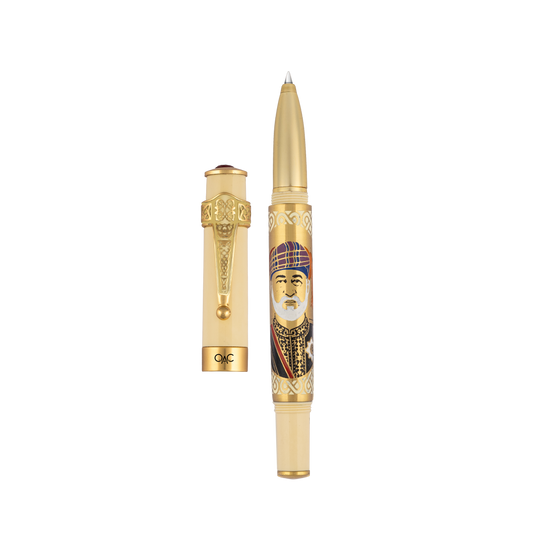 Imperial Sultan Haitham Bin Tariq Roller Ball Pen Ivory