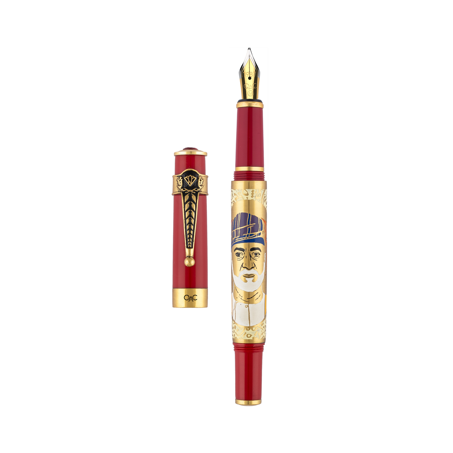 Autograph Sultan Haitham Bin Tariq Fountain Pen Red