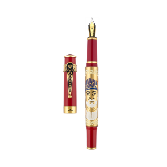 Autograph Sultan Haitham Bin Tariq Fountain Pen Red
