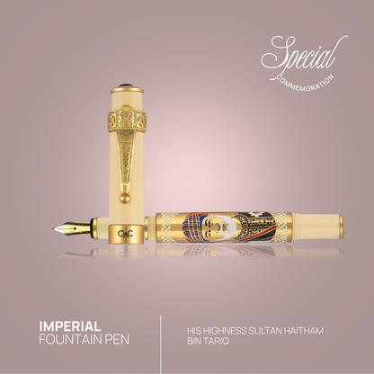 Imperial Sultan Haitham Bin Tariq Fountain Pen Ivory