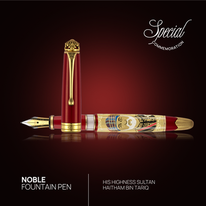 Noble Sultan Haitham Bin Tariq Fountain Pen Red