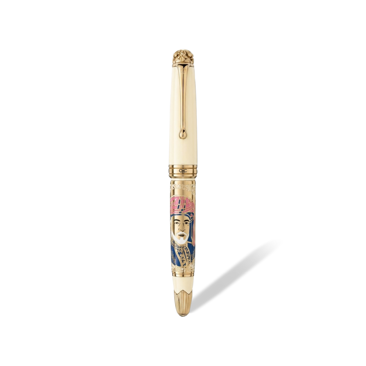 Noble Majesty Sultan Qaboos Bin Al Said Roller Ball Pen Ivory