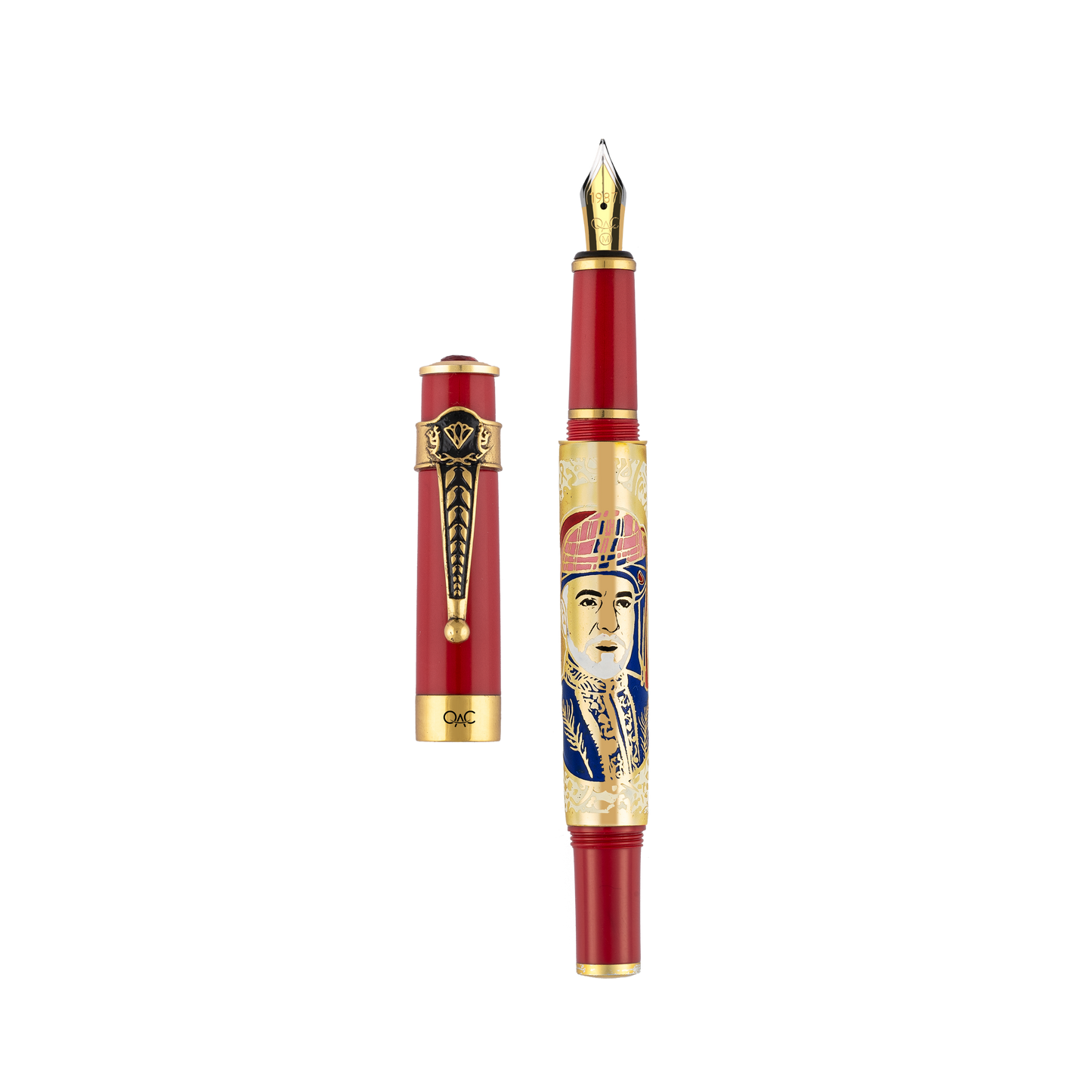 Autograph Majesty Sultan Qaboos Bin Al Said Fountain Pen Red