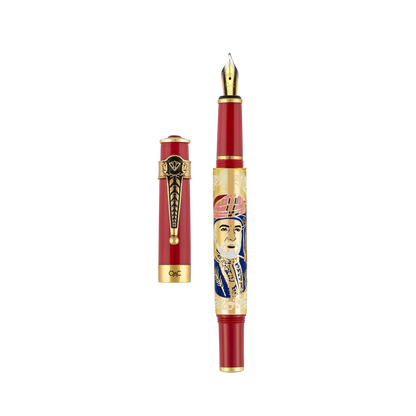 Autograph Majesty Sultan Qaboos Bin Al Said Fountain Pen Red