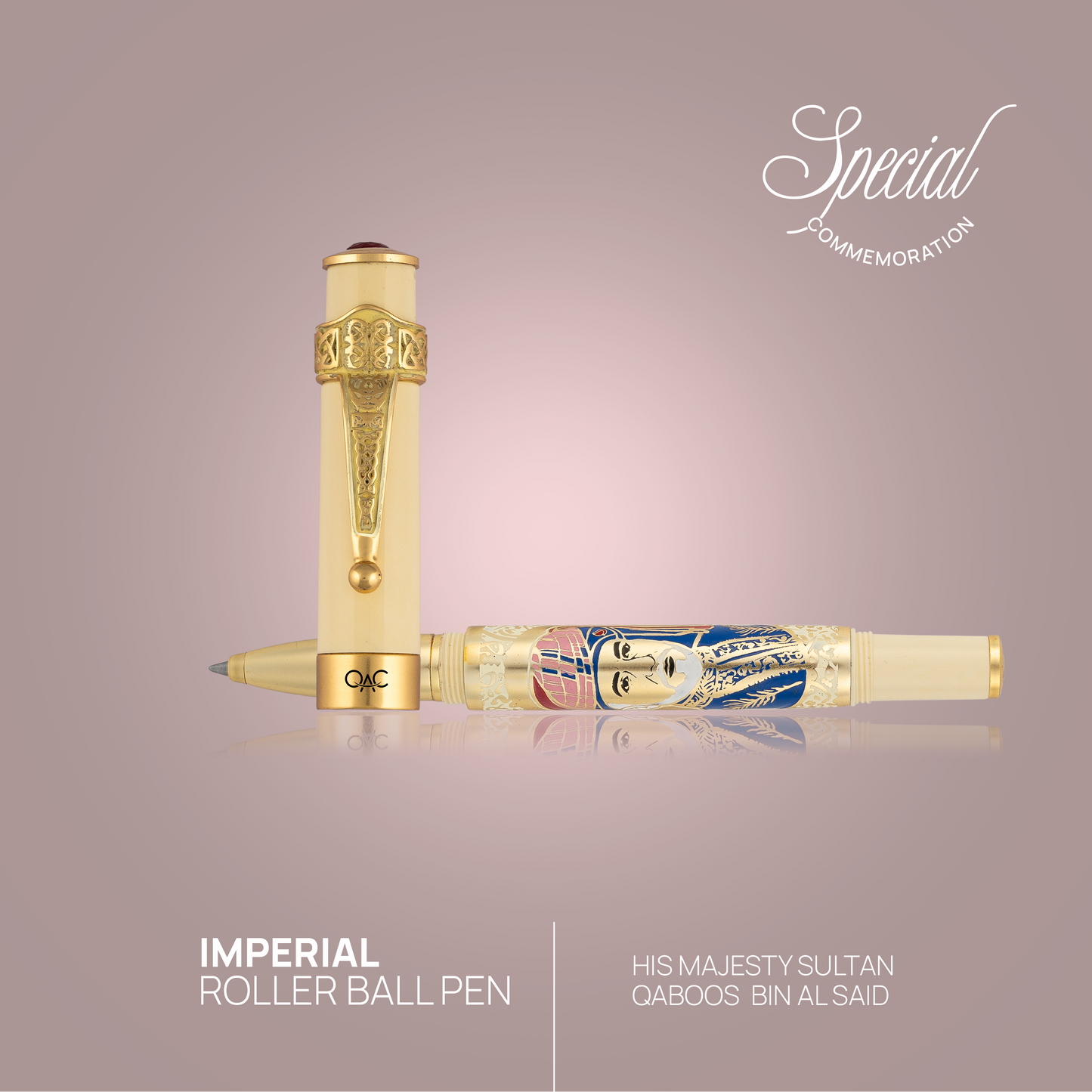 Imperial Majesty Sultan Qaboos Bin Al Said Roller Ball Pen