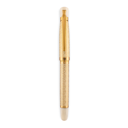 Tulip Ivory Diamond Roller Ball Pen