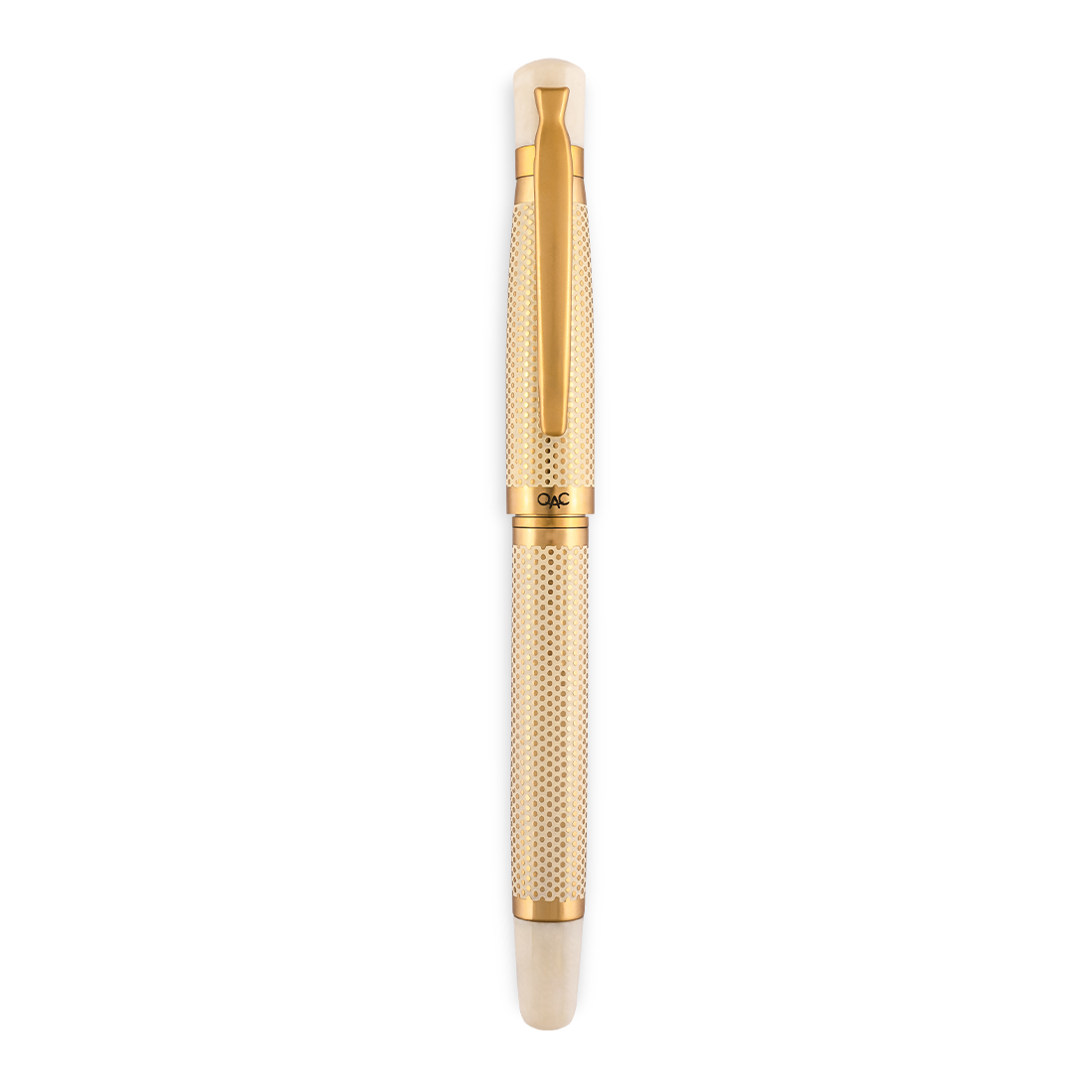 Tulip Ivory Polka Dot Roller Ball Pen