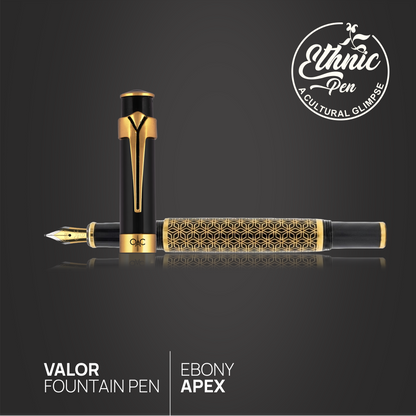Valor Ebony Apex Fountain Pen