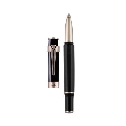 Valor Classic Roller Ball Pen Black Platinum Diplomat