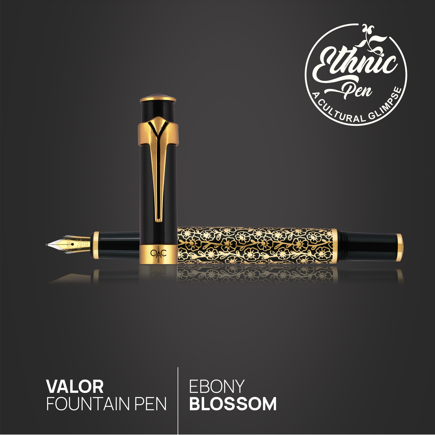 Valor Ebony Blossom Fountain Pen