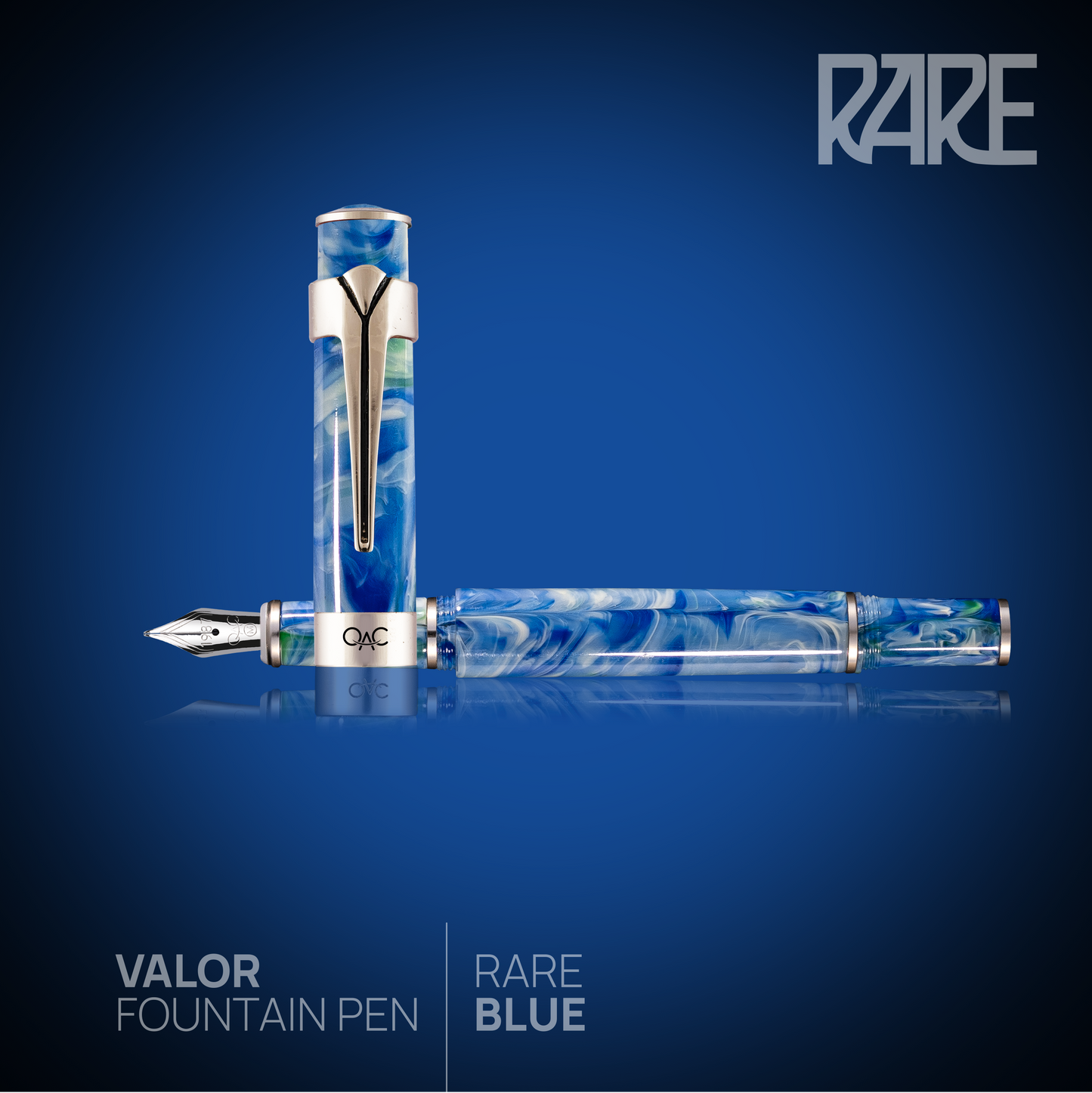 Valor Rare Fountain Pen Blue