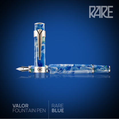 Valor Rare Fountain Pen Blue