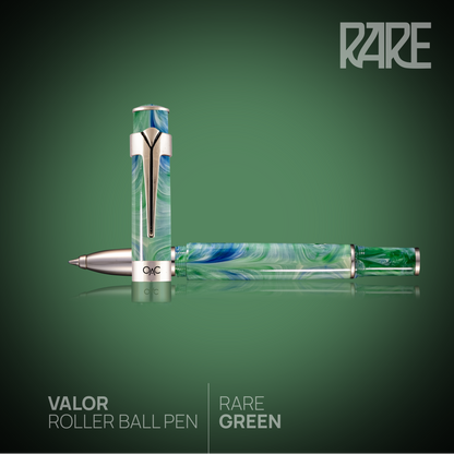 Valor Rare Roller Ball Pen Green