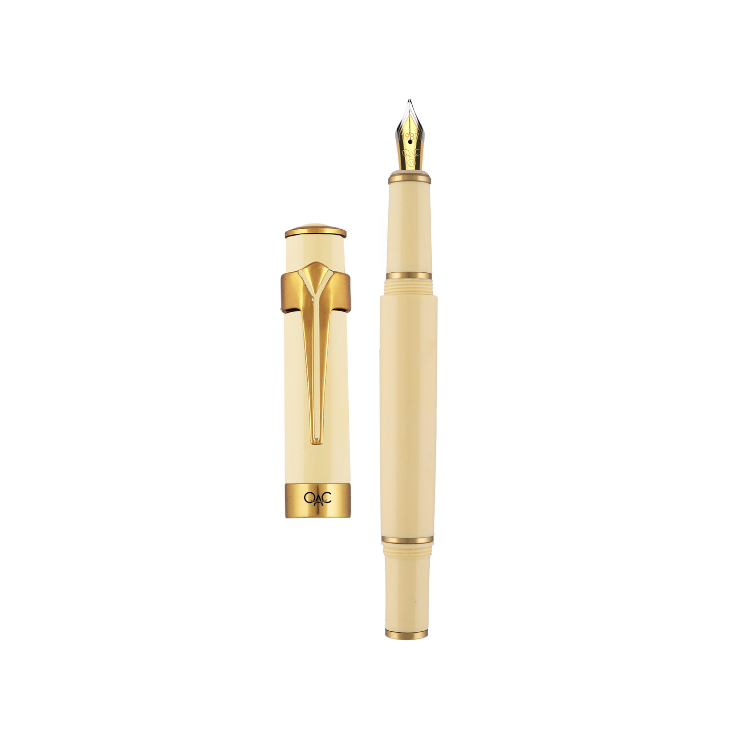 Valor Classic Fountain Pen Ivory Gold Diplomat