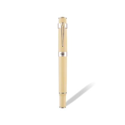 Valor Classic Roller Ball Pen Ivory Platinum Diplomat
