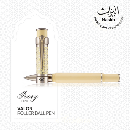 Valor Ivory Platinum Roller Ball Pen