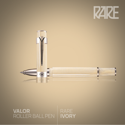 Valor Rare Roller Ball Ivory Pen