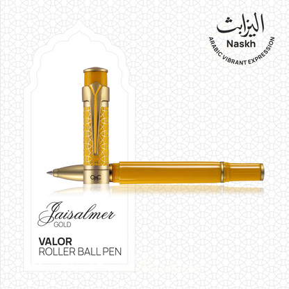 Valor Jaisalmer Gold Roller Ball Pen