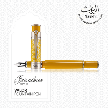 Valor Jaisalmer Platinum Fountain Pen