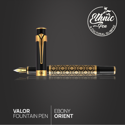 Valor Ebony Orient Fountain Pen