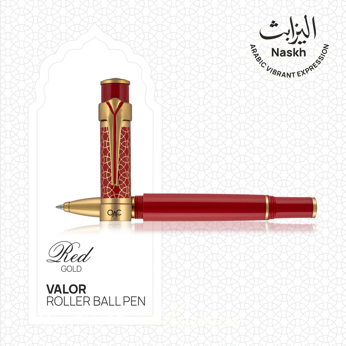 Valor Red Gold Roller Ball Pen
