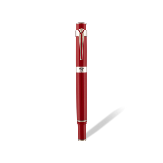 Valor Classic Roller Ball Pen Red Platinum Diplomat