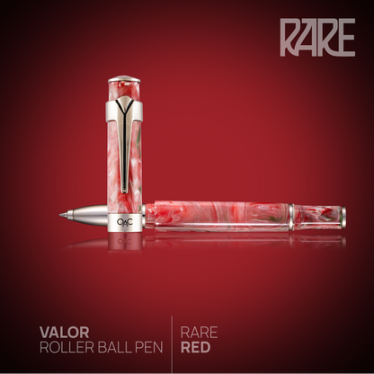 Valor Rare Roller Ball Pen Red