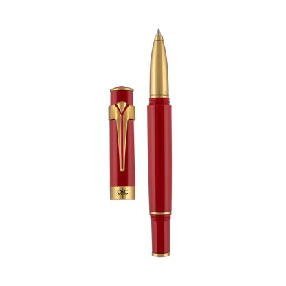 Valor Classic Roller Ball Pen Red Gold Diplomat