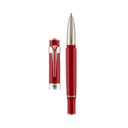 Valor Classic Roller Ball Pen Red Platinum Diplomat