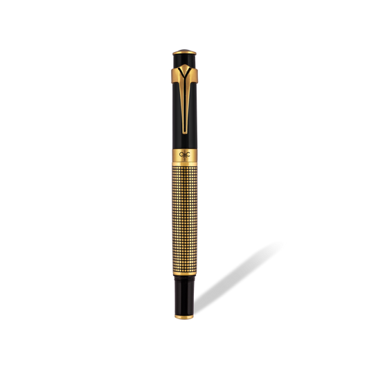 Valor Ebony X Hatch Roller Ball Pen